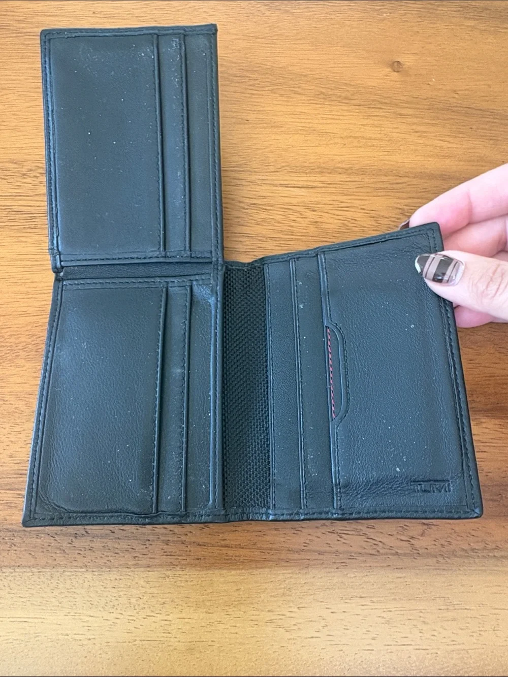 Tumi Black Leather Wallet